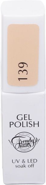 Гель-лак для нігтів Trendy nails Класична палітра №139 8 мл 