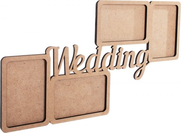 Набор заготовок рамка Wedding, 2 шт., 50х28х0,6 см Rosa Talent  