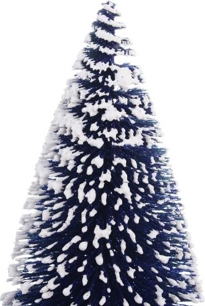 Ялинка декоративна синього кольору, 25 см