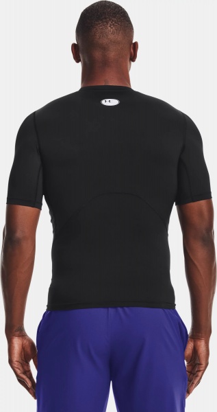 Футболка Under Armour UA HG Armour Comp SS 1361518-001 р.S/M чорний