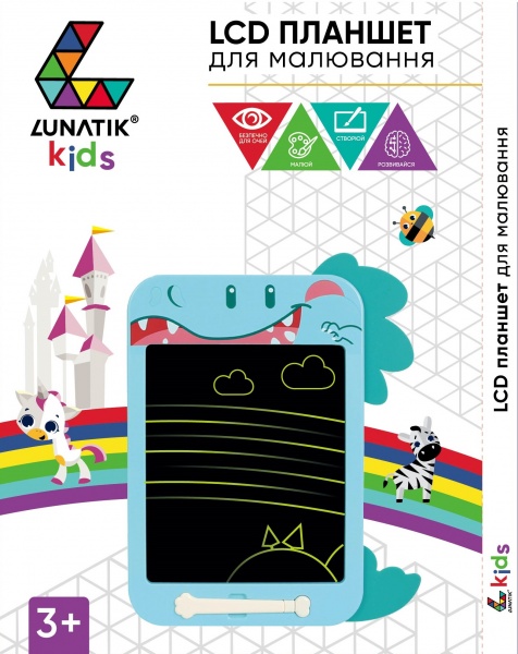 Планшет для рисования Lunatik с LCD экраном 10