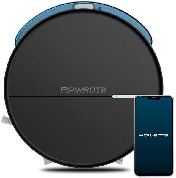 Робот-пылесос Rowenta RR7455WH Explorer S60 Aqua black 