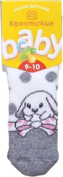 Шкарпетки дитячі Брестские Baby 3060 165 р.9-10 сірий меланж 