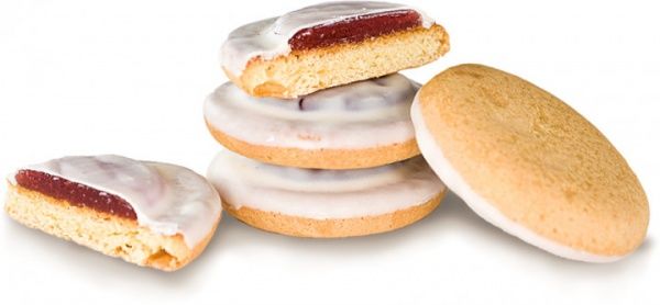 Печенье Делиция сдобное сбивное в молочной глазури со вкусом вишни 3 кг (4823102500805) 