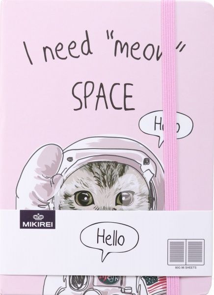 Блокнот Видатні звірі космонавт 10,5x14,5 см