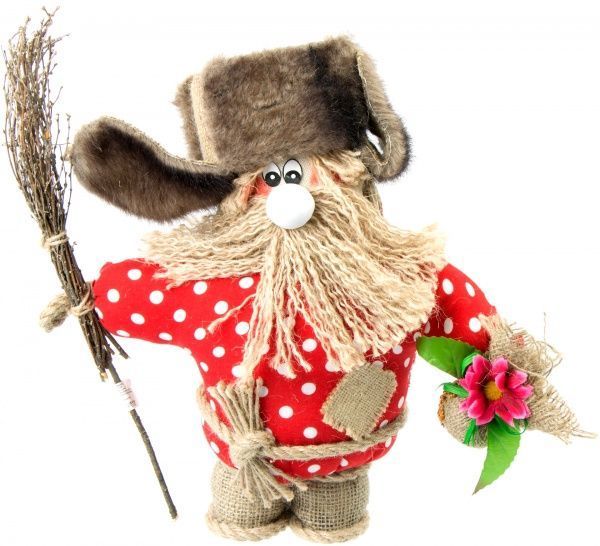 Лялька інтер'єрна Дід зимовий 36х36 см