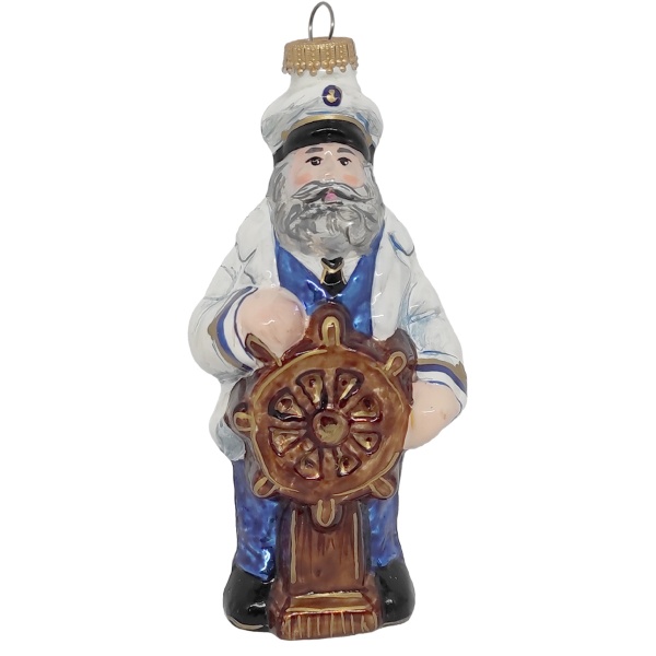 Іграшка на ялинку Капитан різнокольоровий 2436-2