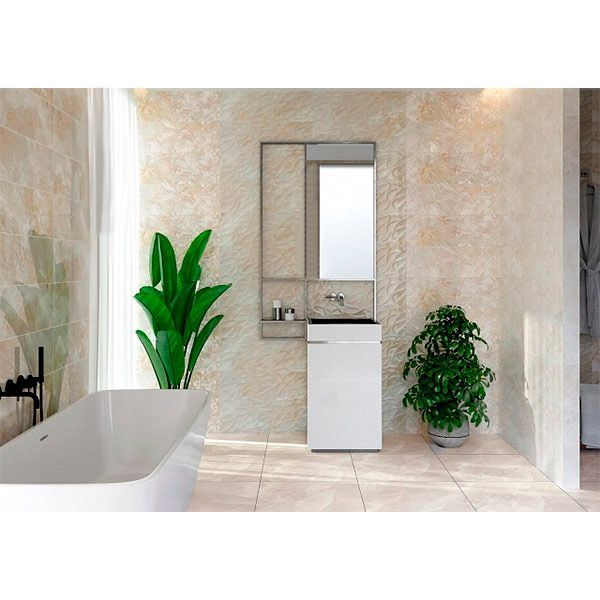 Плитка Allore Group Murano Pearl W M NR Glossy 25x75 