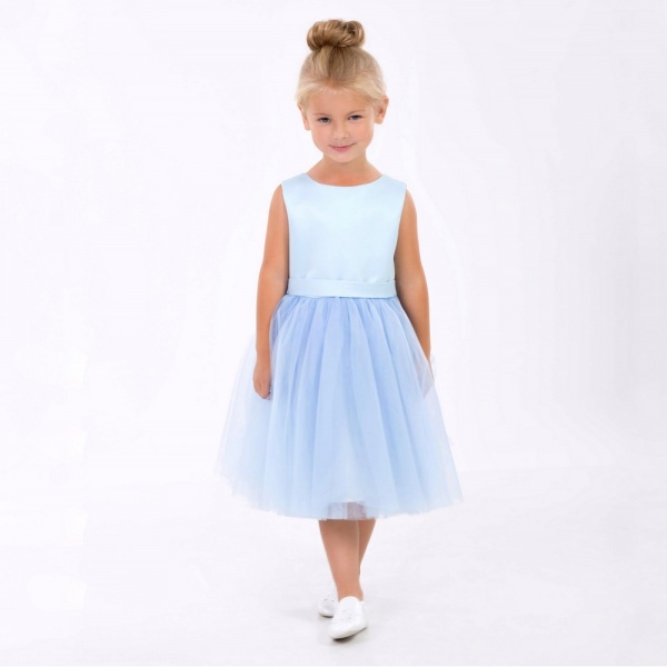 Сукня Maya-MI Серце на спинці 0105-0030-20 р.116 світло-блакитний 