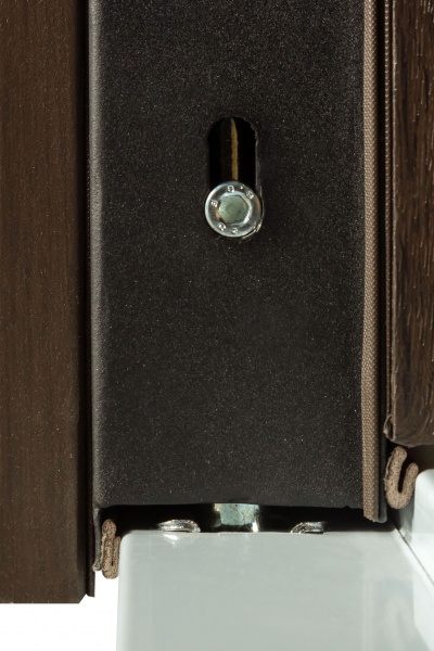 Двері вхідні Булат Термо House-703 вулична венге темний 2050x1200 мм праві