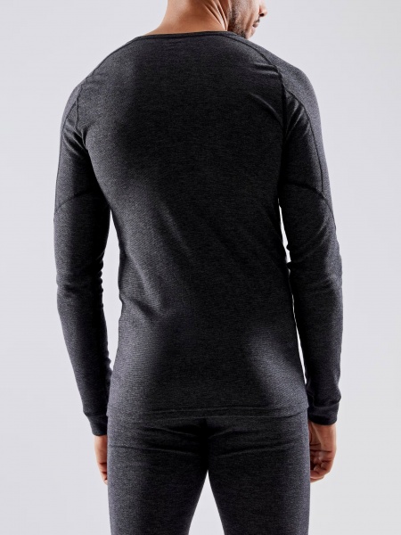 Футболка з довгим рукавом Craft CORE WOOL MERINO LS TEE M 1911546-998000 р.L чорний