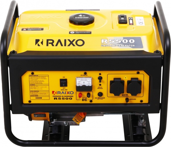 Бензиновий генератор RAIXO R5500 2,7 кВт 230 В