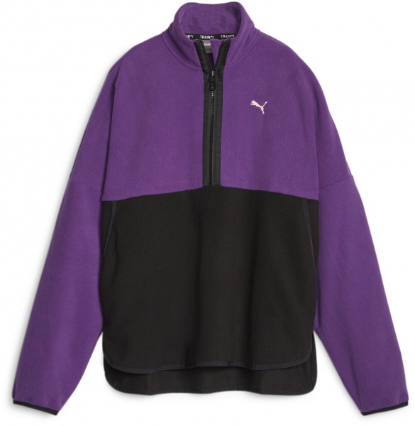 Світшот Puma PUMA FIT POLAR FLEECE 1/2 ZIP 52385728 р.S фіолетовий