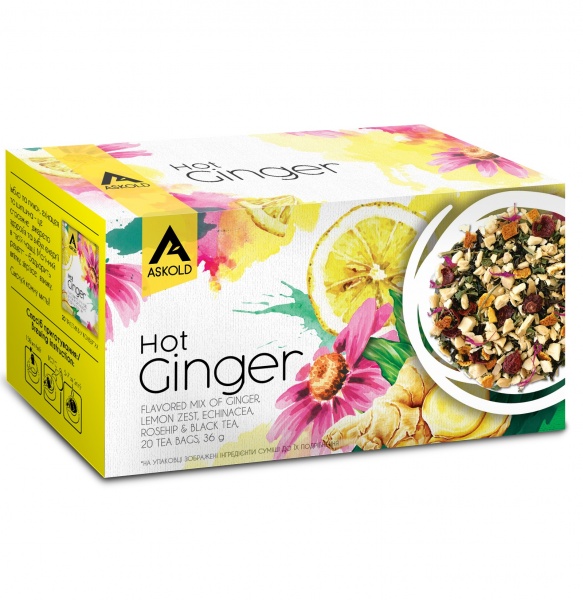 Чай имбирный Askold HotGinger 20 шт. 40 г 