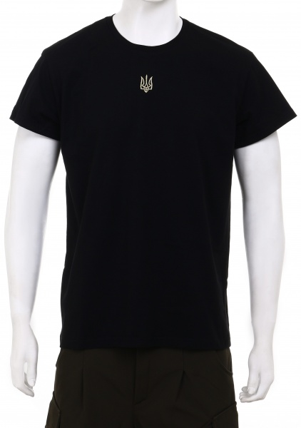 Футболка LOGOS з вишивкою Золотий Герб 04-09-00-0014 р.XL 601 Чорна