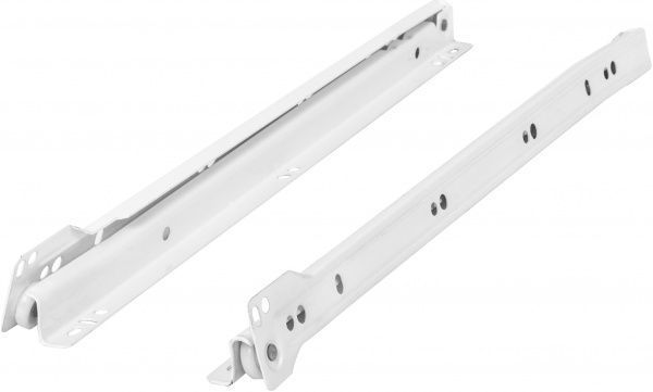 Комплект направляючих  СТАНДАРТ біла 400 мм товщина 1 мм