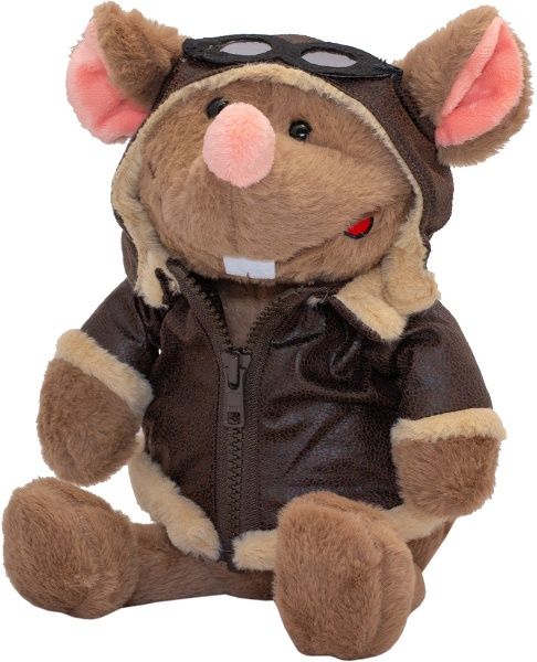 Мягкая игрушка Девилон Мышь-пилот 23 см M1810323