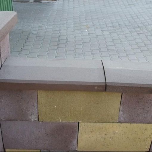 Кришка для парапета Золотой Мандарин 50х18х6 см коричнева