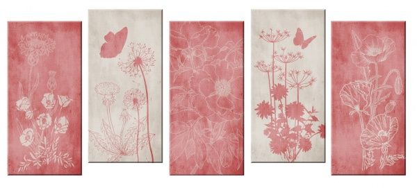 Картина модульная 60x123 см M5 F-472 