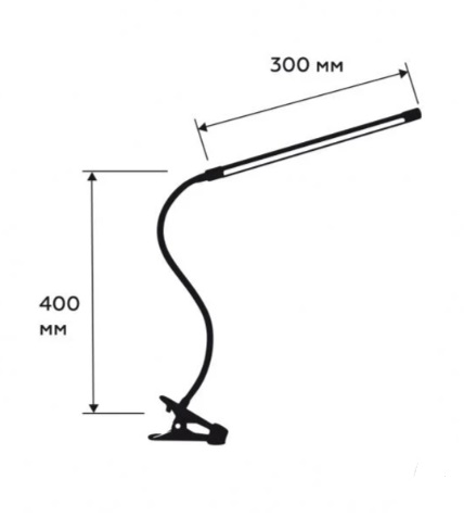 Настольная лампа Eurolamp 5 Вт без цоколя черный LED-TLP-5W(black)