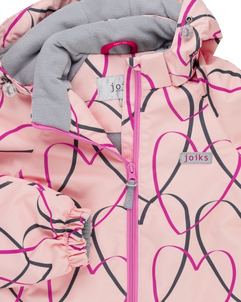 Куртка детская для девочки JOIKS р.122 розовый EW-09 