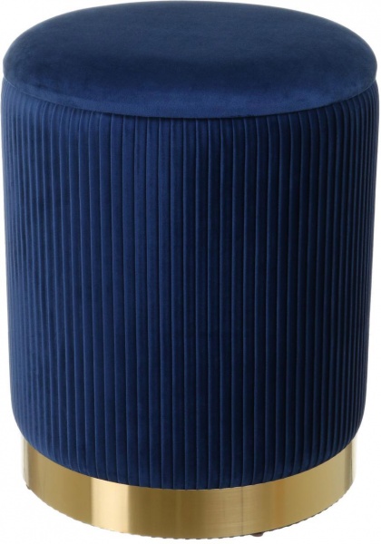 Скриня-пуф для зберігання Francis синій 36х36х44 см 