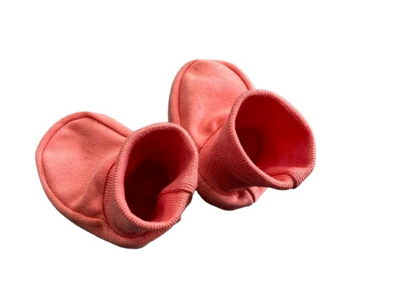 Пинетки для девочек Bambinelli Пн301-4 56 см коралловый 