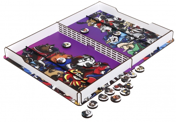 Игра настольная Аэрохоккей 300х400 мм