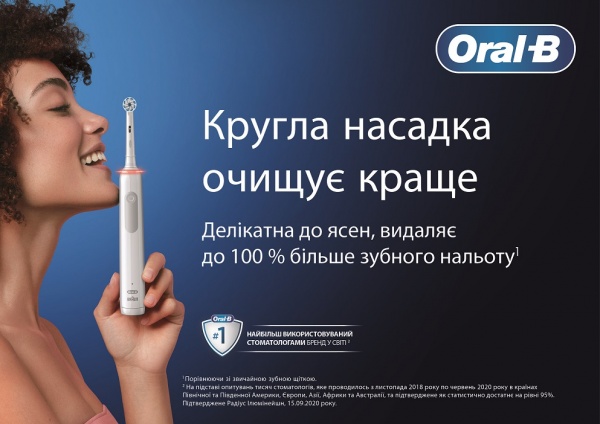 Электрическая зубная щетка Oral-B Vitality Pro Protect X Clean Голубая