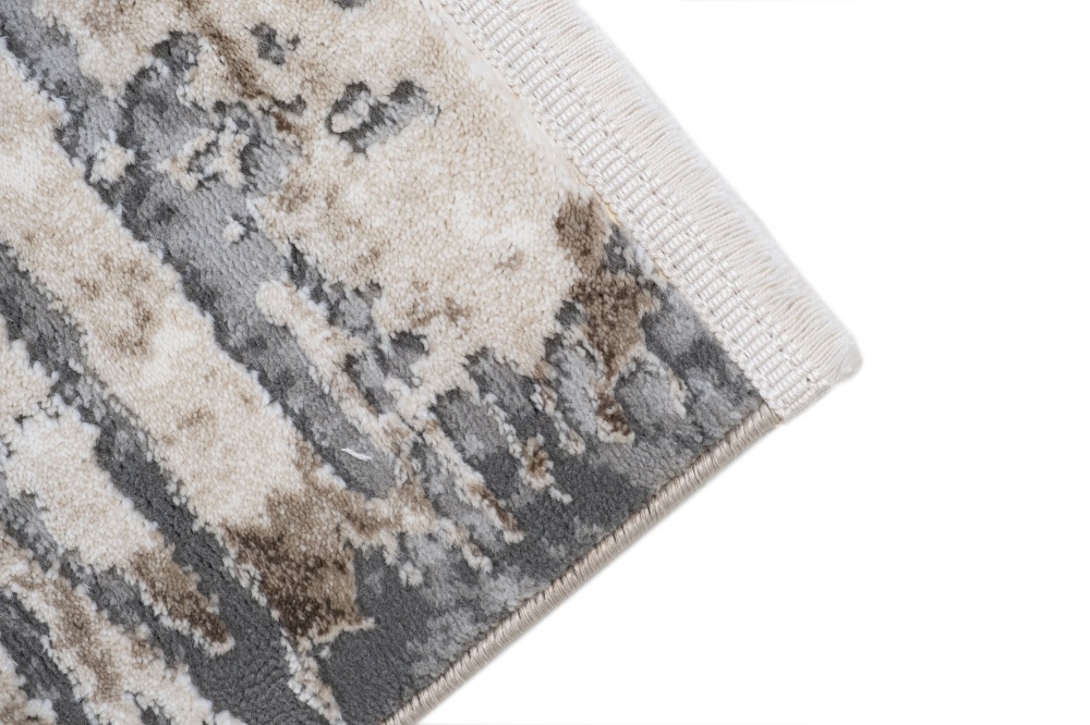 Килим Karmen Carpet GALYA PLUS S3802A GREY/GREY 80x150 см D