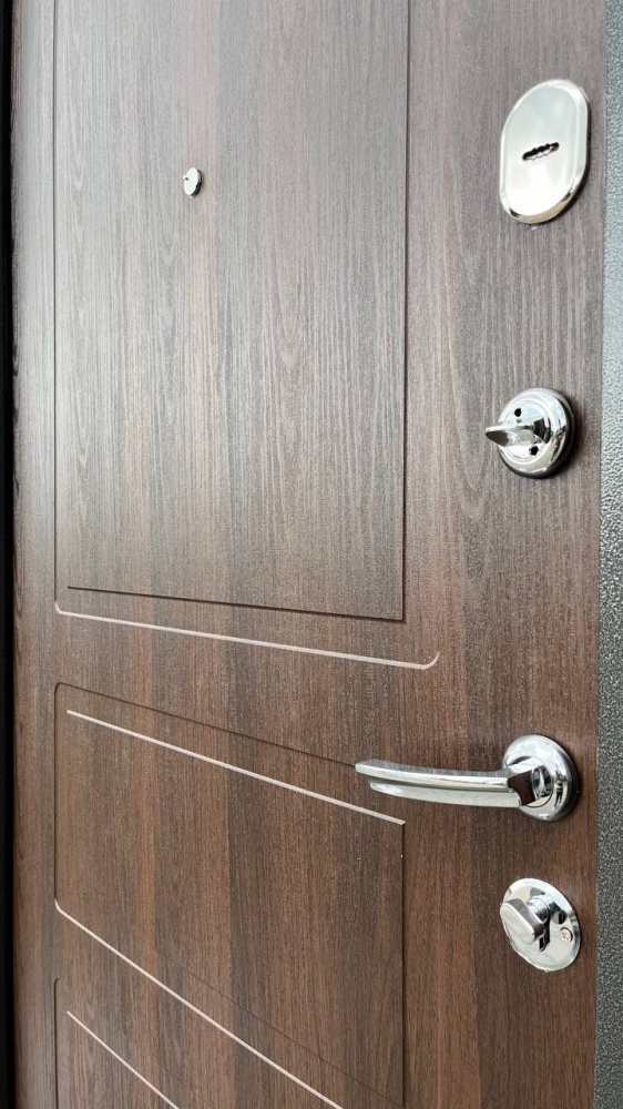 Двері вхідні Tarimus Аляска срібло венге (860L) венге 2050х860 мм ліві