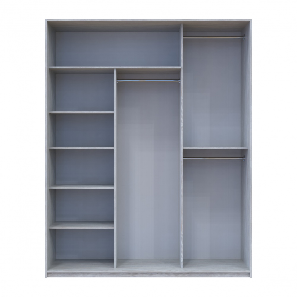 Шафа-купе Сіті Лайт Doros ДСПдзеркало 1,8 м 1800x600x2250 мм сосна натті двері ДСП/дзеркало