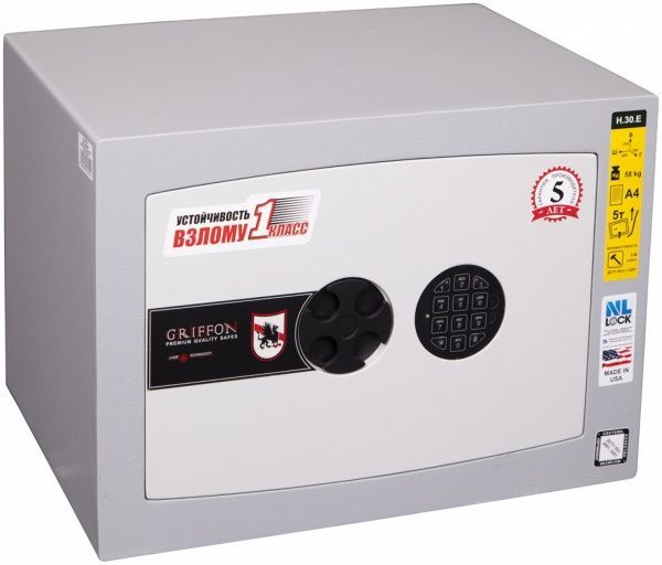 Сейф взломостойкий Griffon Н.30.Е 