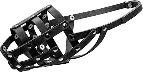 Намордник Collar м'який (ротвейлер сука, лабрадор) чорний