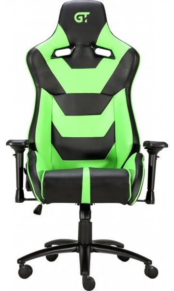 Крісло GT Racer X-0719 чорно-салатовий 