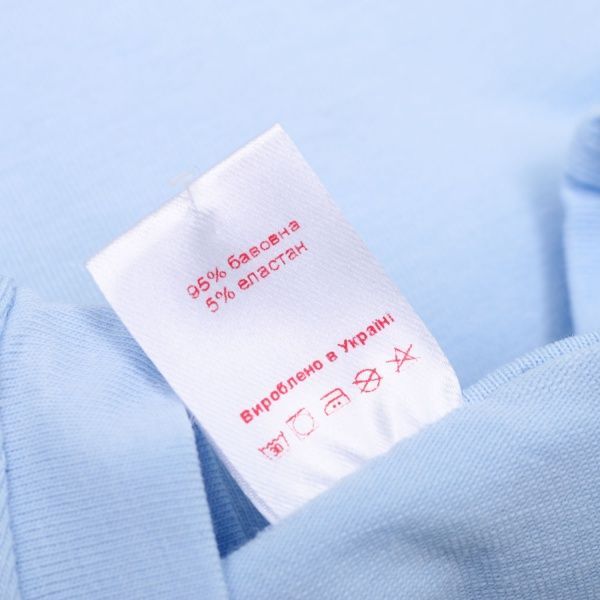 Футболка дитяча Роксана Смайли №01/16911 р.98 світло-блакитний 