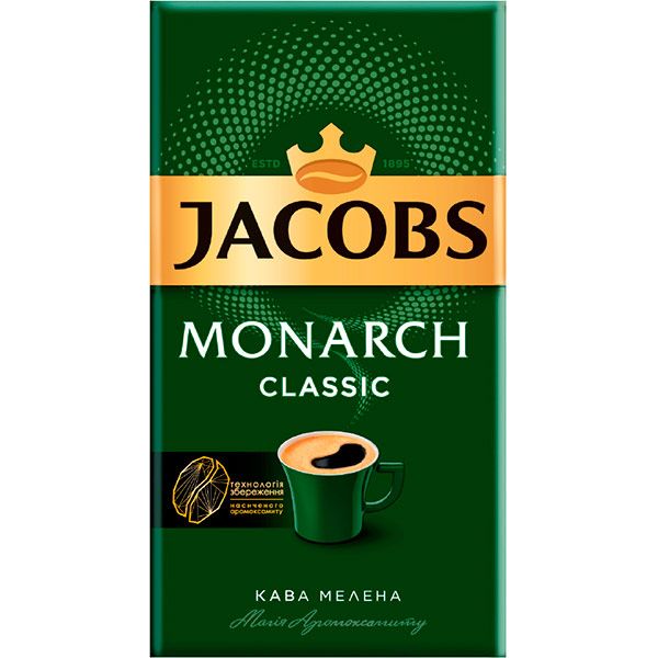 Кофе молотый Jacobs Monarch 450 г 