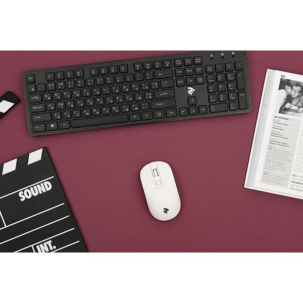 Миша бездротова 2Е MF210 WL White (2E-MF210WW)