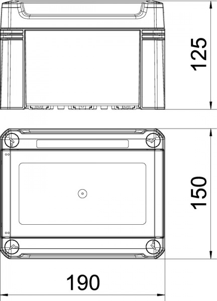 Корпус монтажный OBO Bettermann 2008820