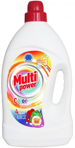 Гель для машинного та ручного прання MultiPower Color 4 кг