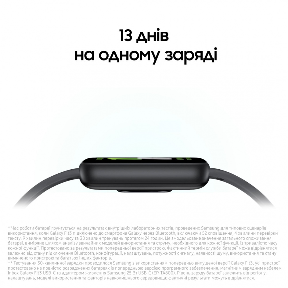 Фитнес-браслет Samsung Galaxy Fit3 silver (SM-R390NZSASEK)