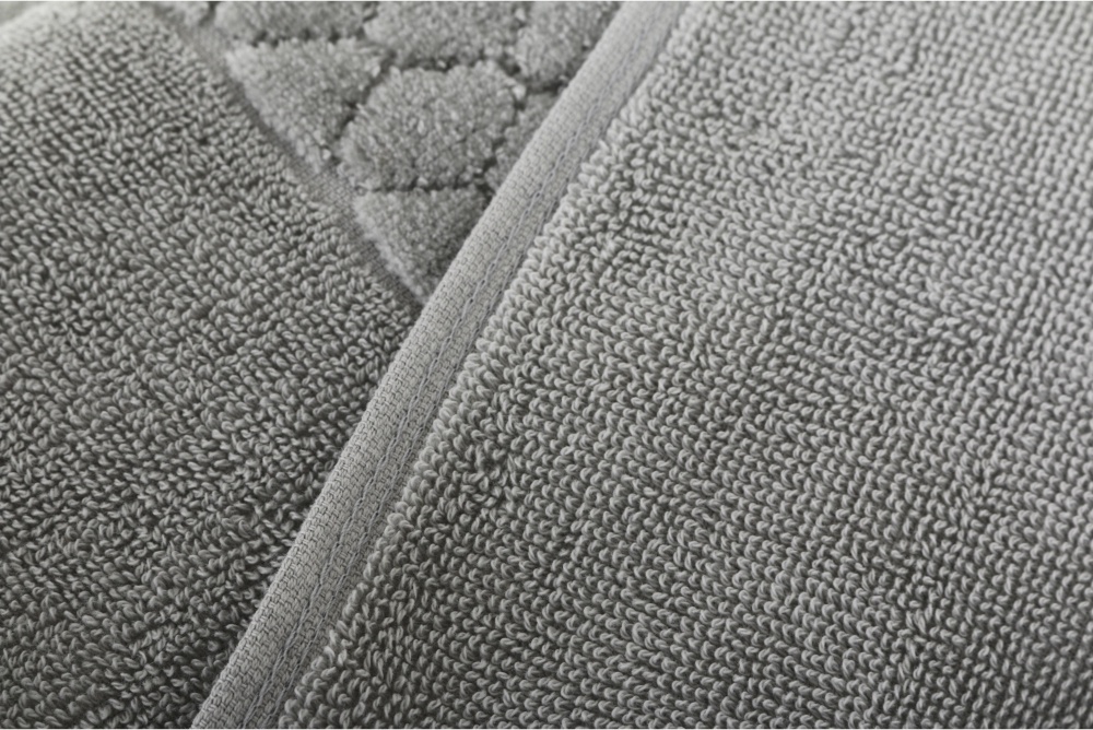 Полотенце махровое VELOUR CELLS 50x90 см серый La Nuit