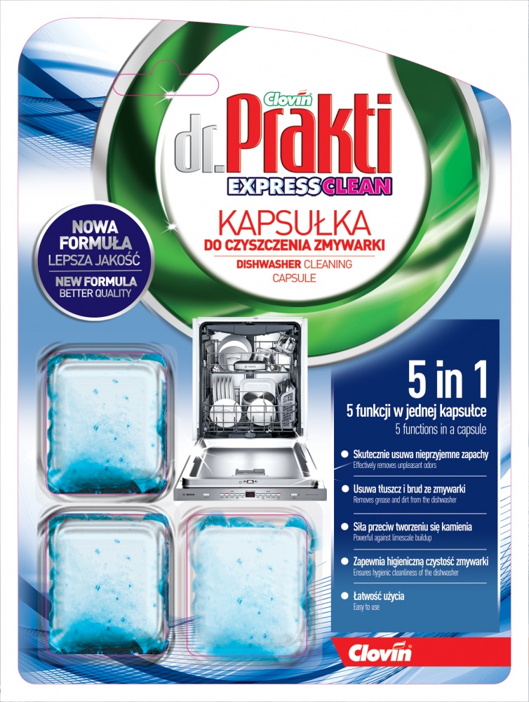 Капсулы для посудомоечных машин Dr.PRAKTI 3 шт.