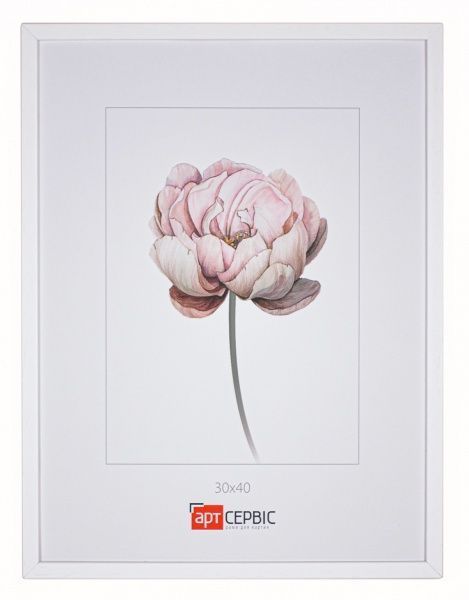 Рамка для фото Арт-Сервіс ЭА-01735 30х40 см белый/белый 