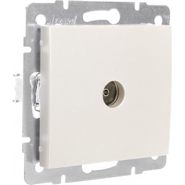 Розетка TV прохідна Lezard Rain перлинно-білий 703-3088-129