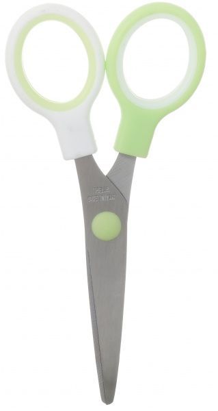 Ножиці дитячі Two colours з брелком бірюзові