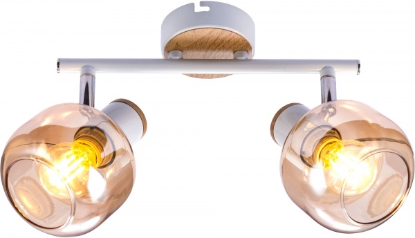 Спот Accento lighting 2x40 Вт E14 янтарный ALIN-Scandinavia-2 