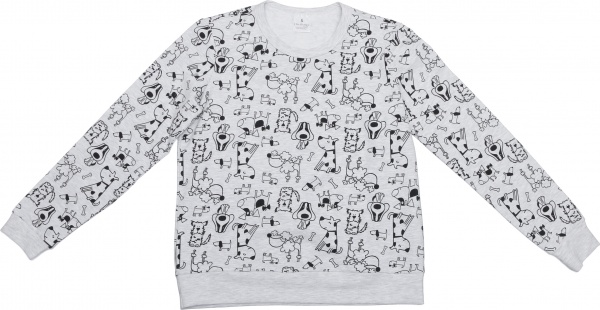 Костюм домашній жіночий Flis clothes Сімейка р. L сірий 