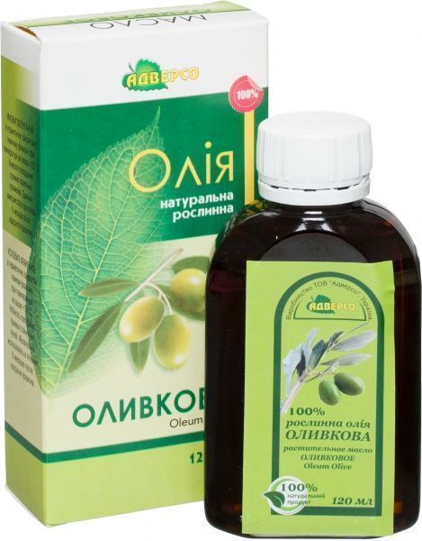 Натуральное масло Адверсо Оливкова 120 мл 