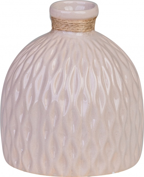 Ваза керамическая Eterna 2804-13 бежевая 13 см 